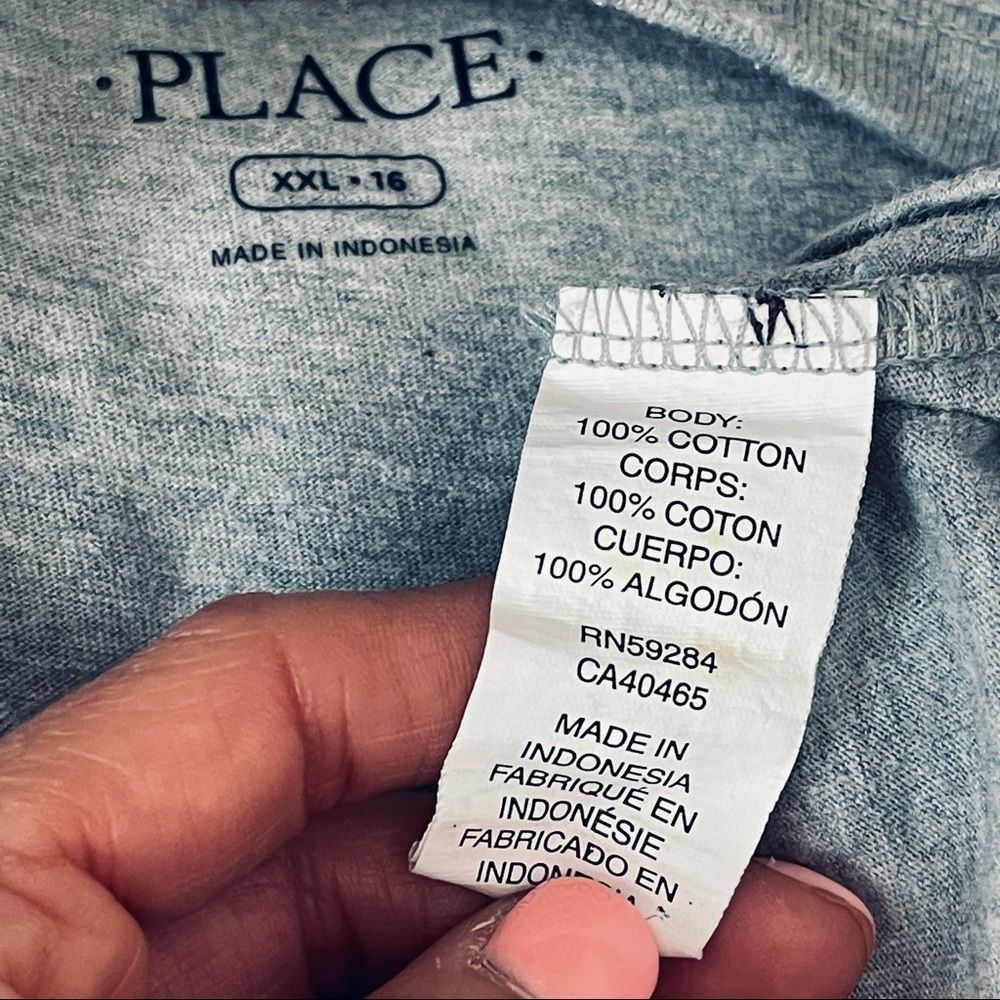EUC Children's Place Short Sleeve Graphic Tee XXL 16 - Picture 7 of 8